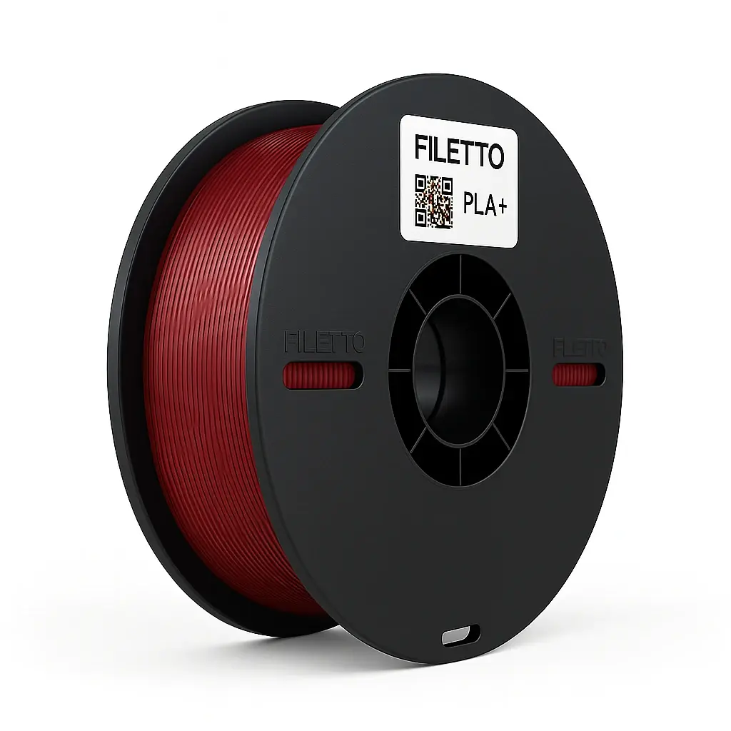 Filetto PLA Plus (PLA+) Filament Ateş Kırmızı