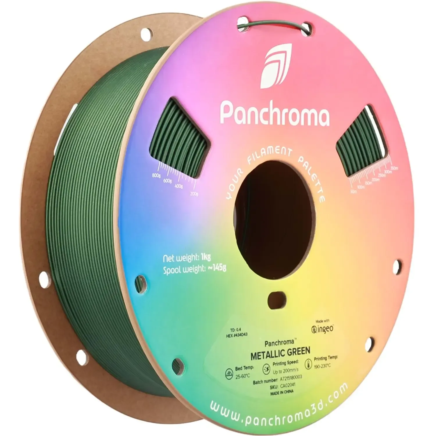 Panchroma Metallic PLA Green - Yeşil