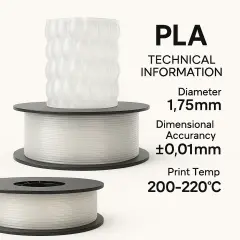 Filetto PLA Plus (PLA+) Filament Natural