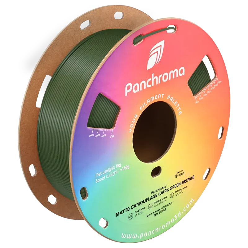 Panchroma Dual Matte PLA Camouflage (Koyu Yeşil - Kahverengi)