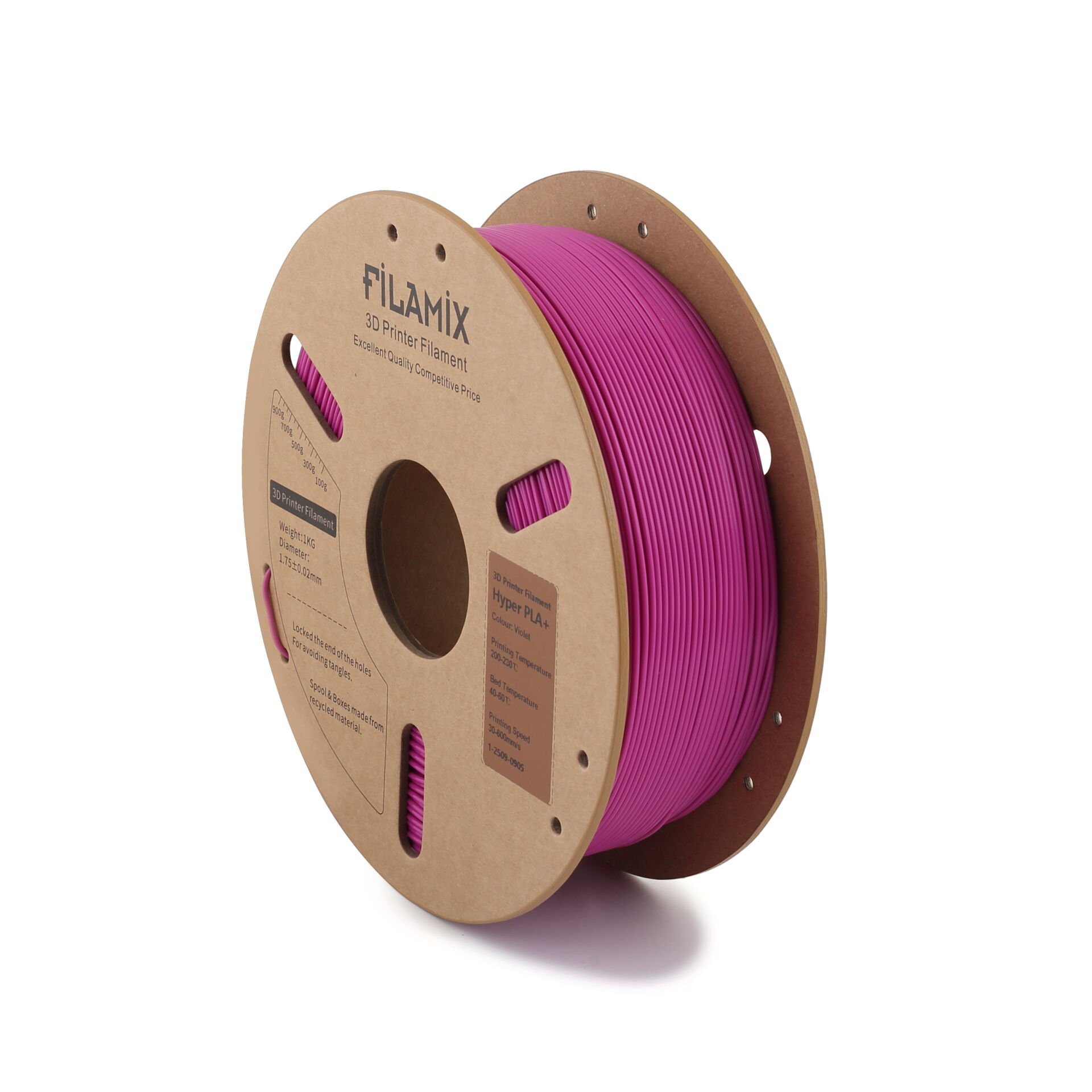 Filamix Hyper PLA+ Filament 1.75 mm 1 Kg - Violet