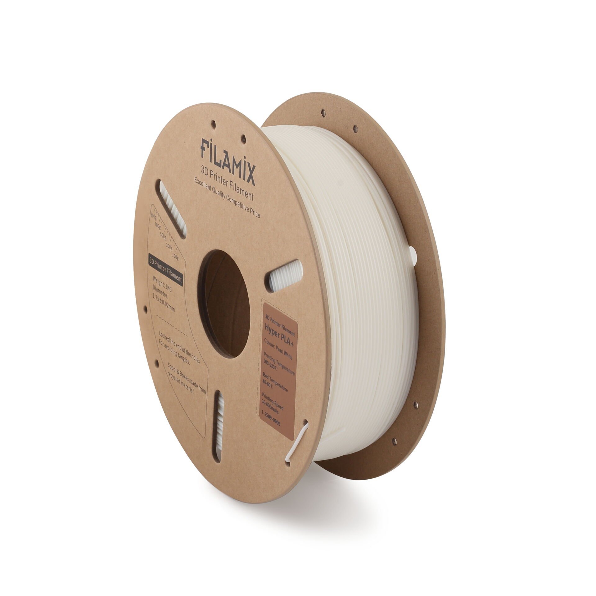 Filamix Hyper PLA+ Filament 1.75 mm 1 Kg - İnci Beyazı