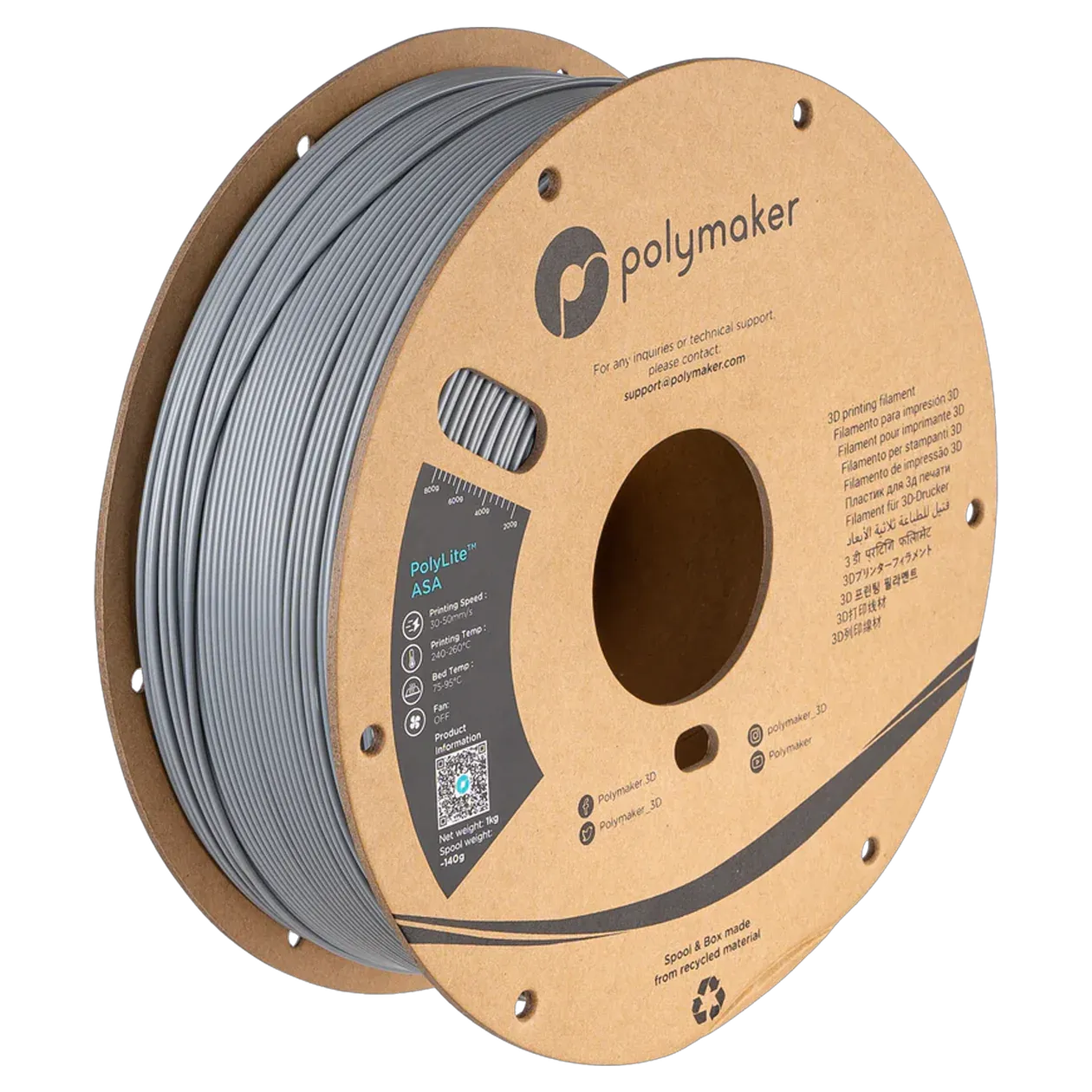 PolyLite ASA Grey - Gri