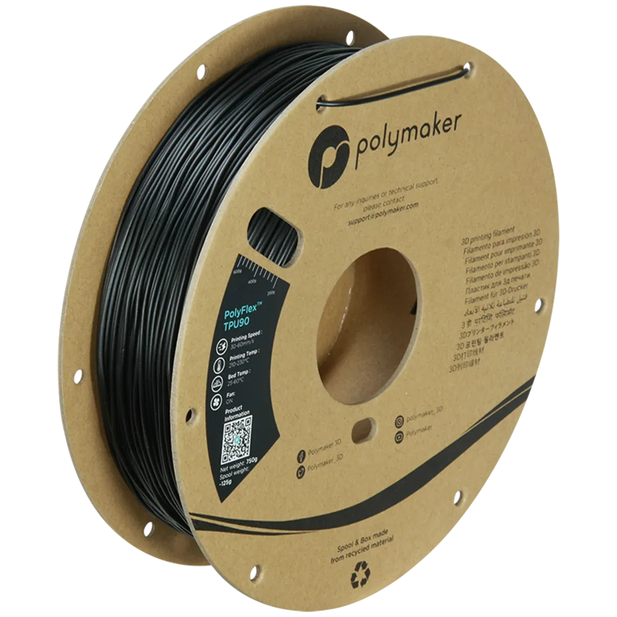 PolyFlex TPU-90A Black - Siyah