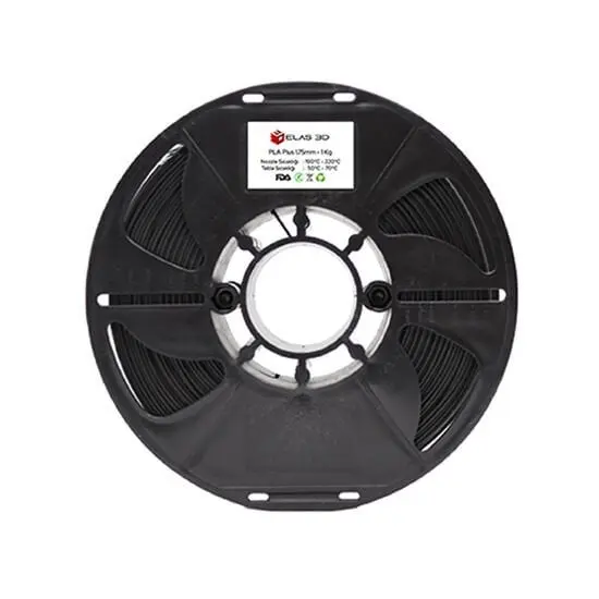 Elas PLA Plus (PLA+) Filament Siyah