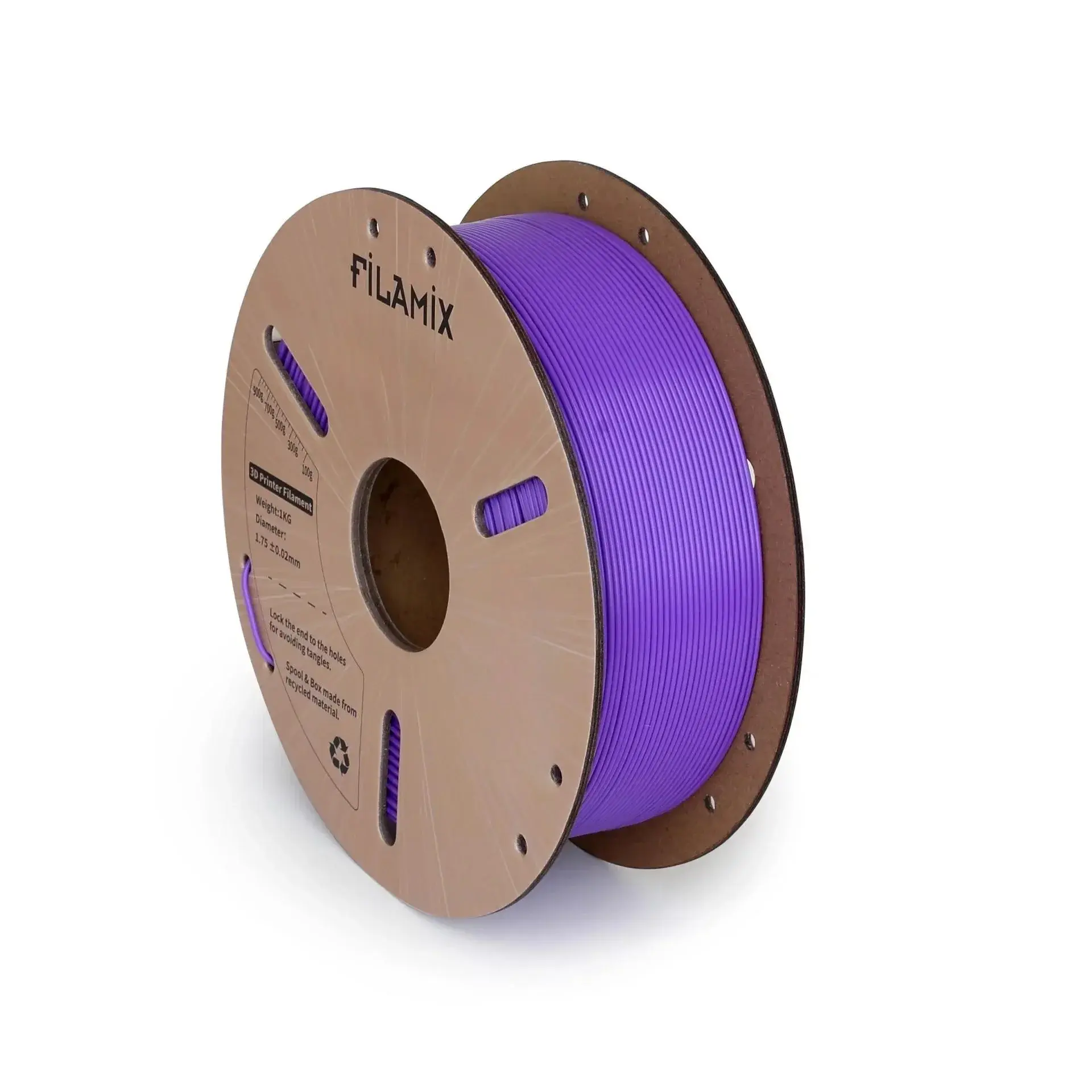 Filamix PLA Plus (PLA+) Filament 1.75 mm 1 Kg - Mor