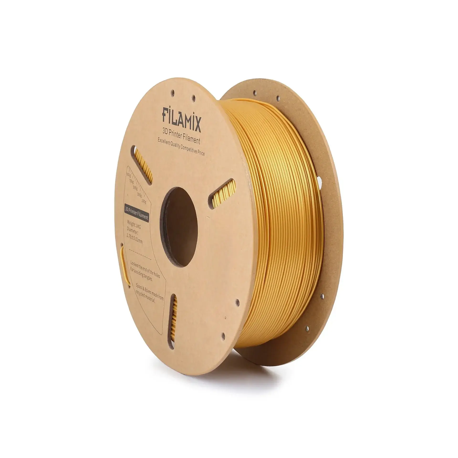 Filamix PLA Plus (PLA+) Filament 1.75 mm 1 Kg - Altın