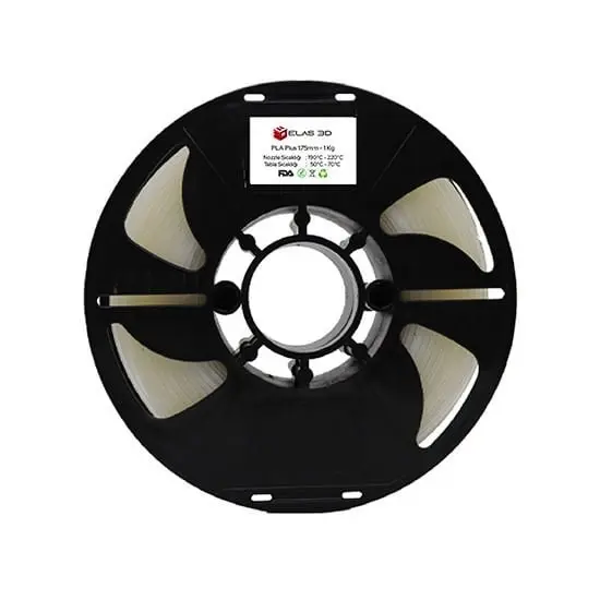 Elas PLA Plus (PLA+) Filament Şeffaf