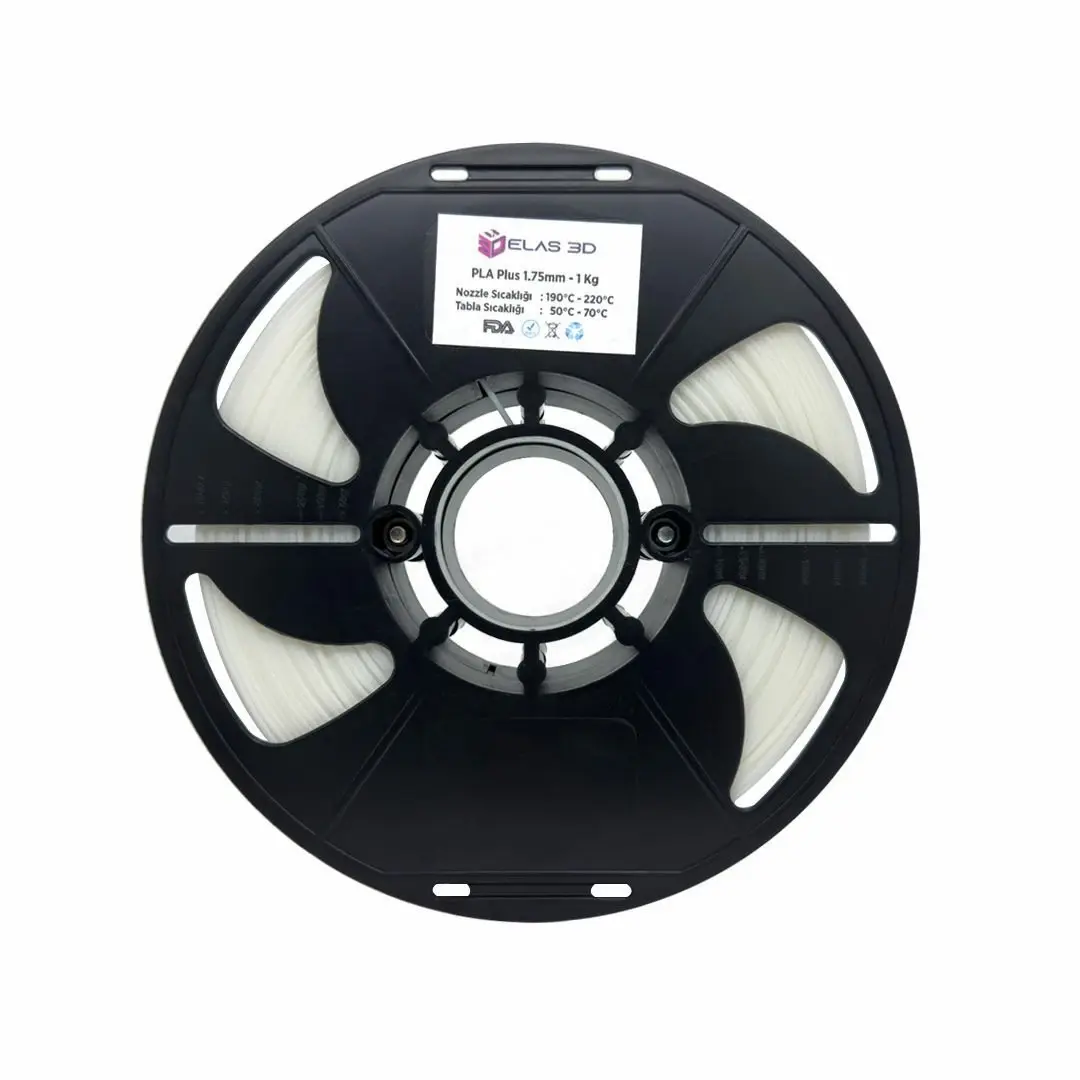 Elas PLA Plus (PLA+) Filament İnci Beyazı