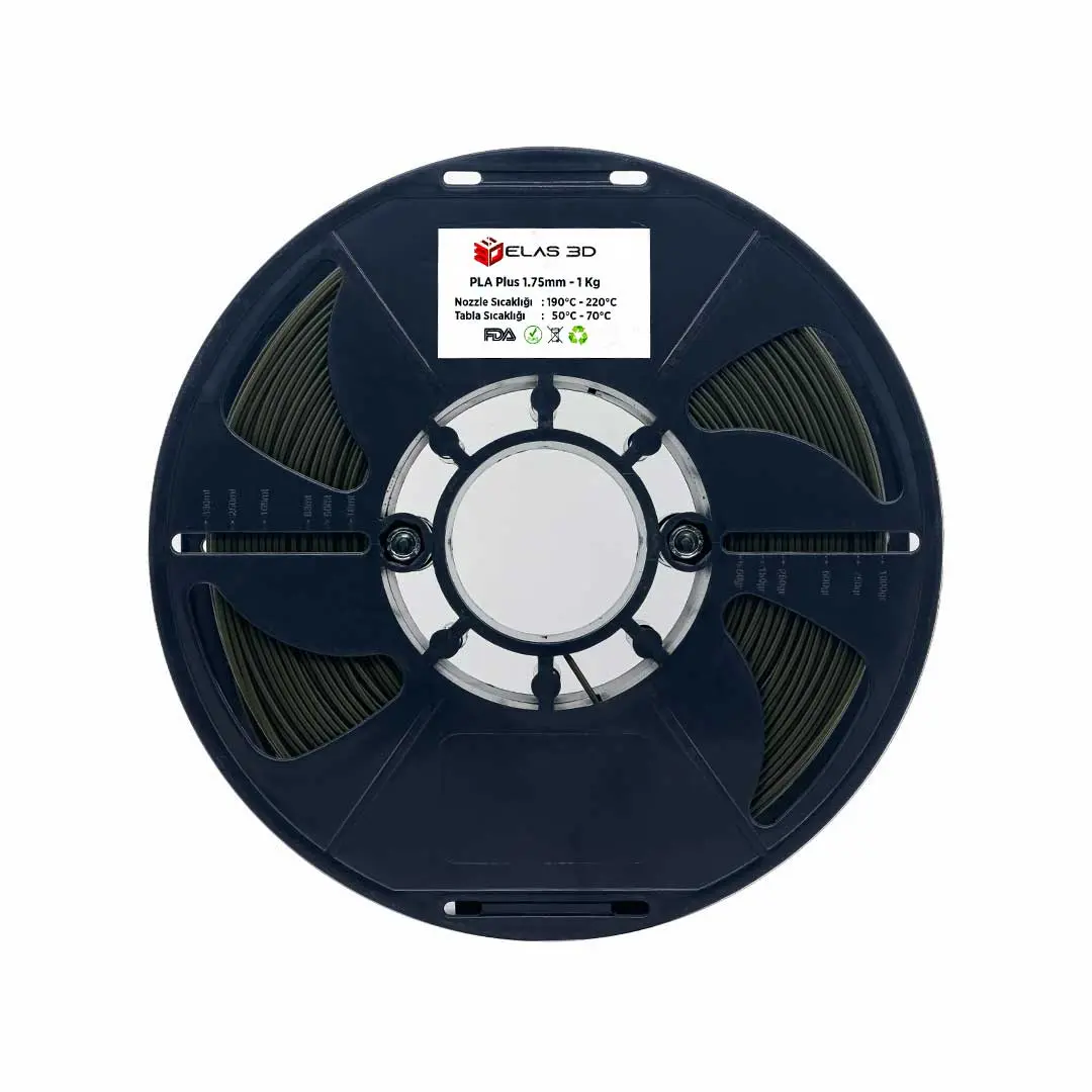 Elas PLA Plus (PLA+) Filament Haki Yeşili