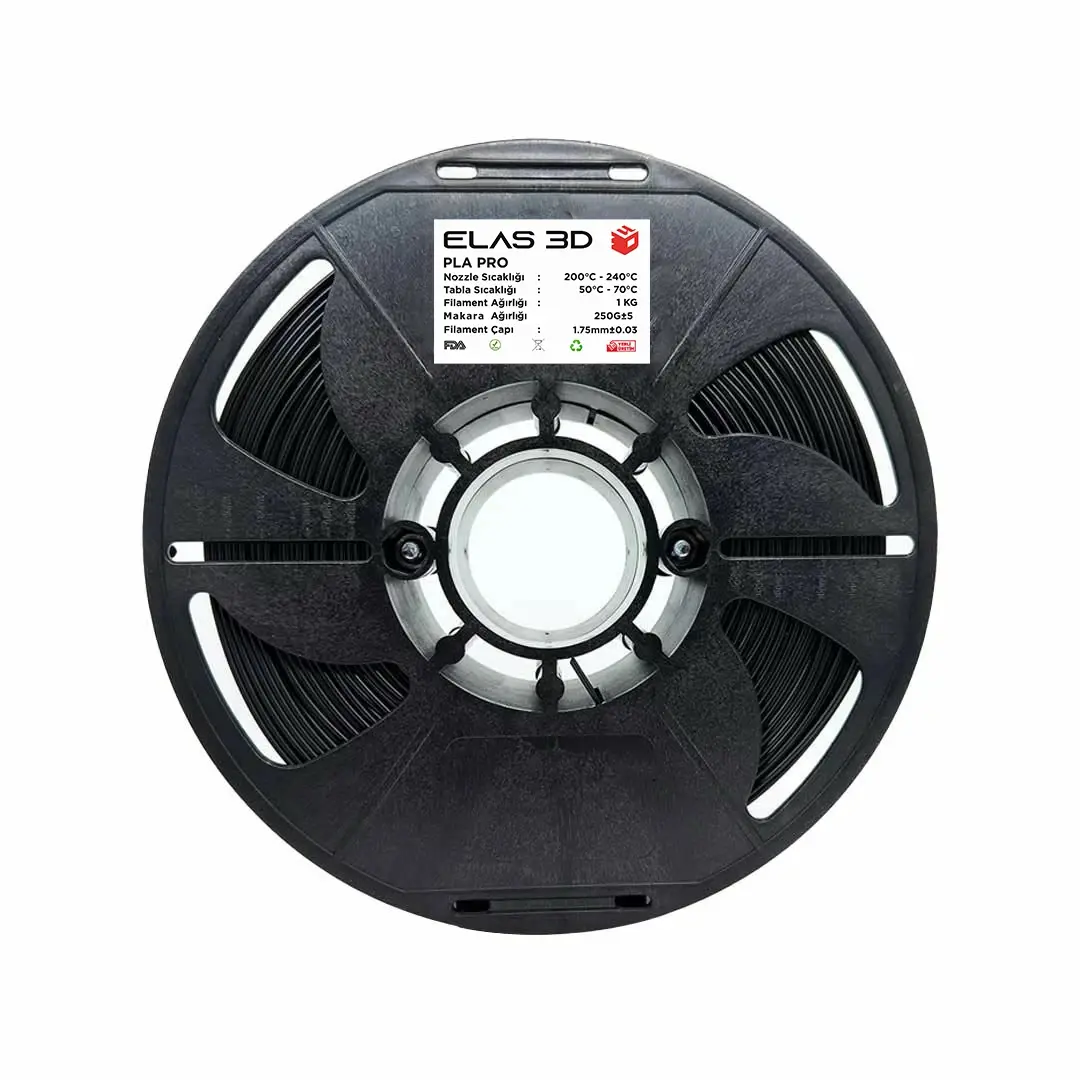 Elas PLA Pro Filament Siyah