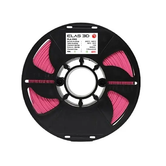 Elas PLA Pro Filament Pembe