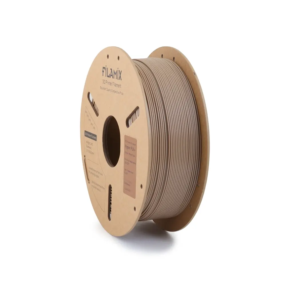 Filamix Hyper PLA+ Filament 1.75 mm 1 Kg - Ahşap Rengi