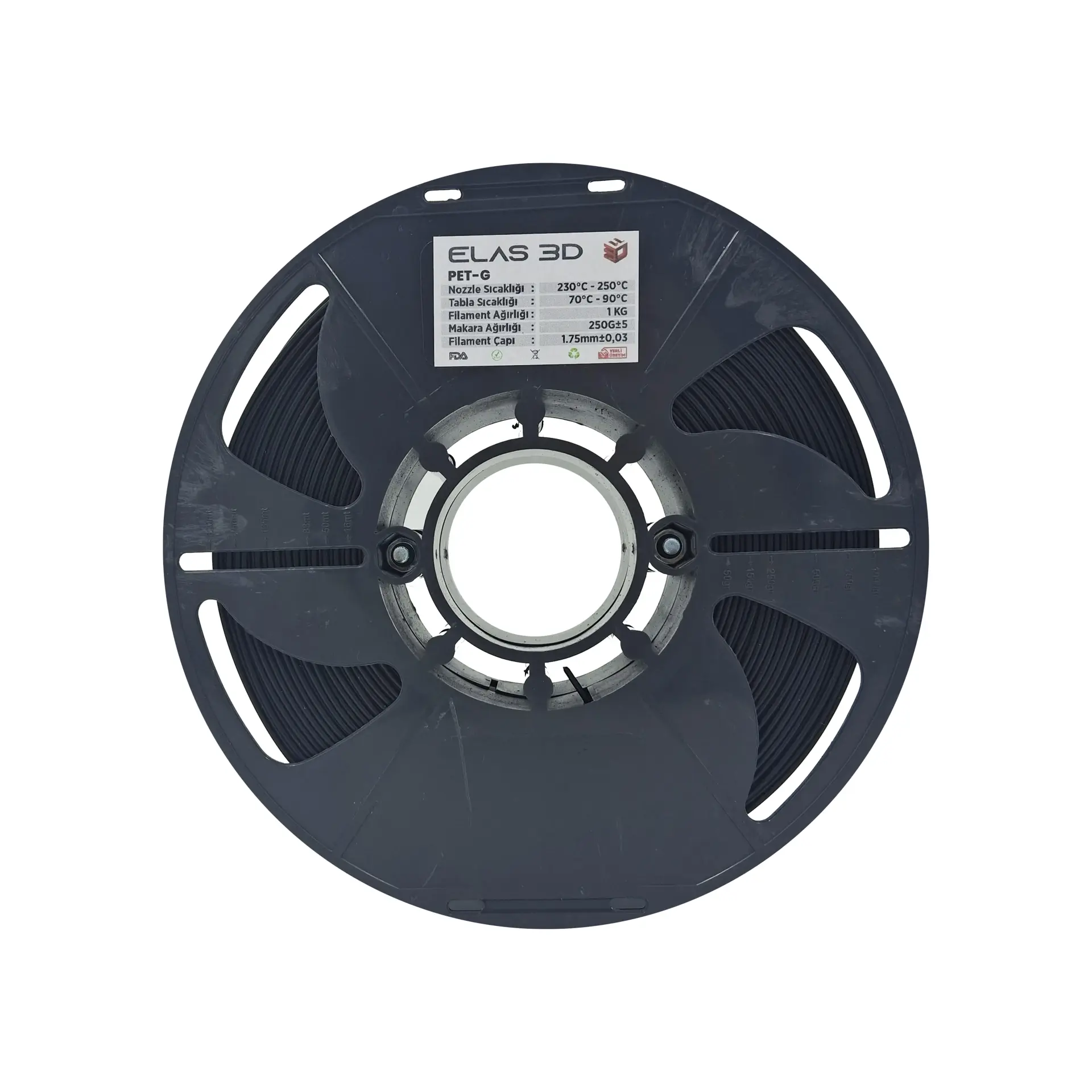 Elas PETG Filament Siyah