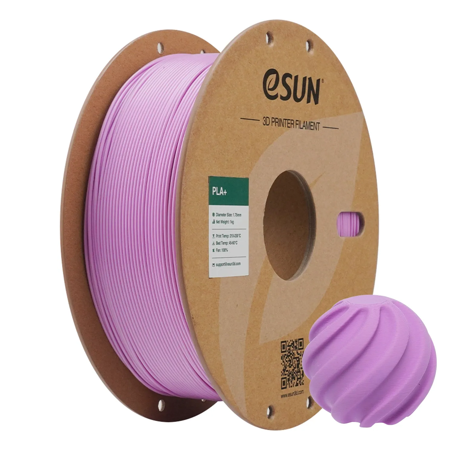 eSUN PLA+ (PLA Plus) Filament 1.75 mm 1 Kg - Lila