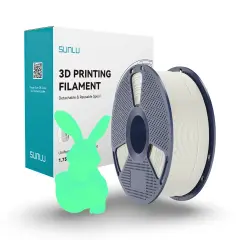 Sunlu PLA Glow(Karanlıkta Parlayan) Filament Beyaz/Yeşil