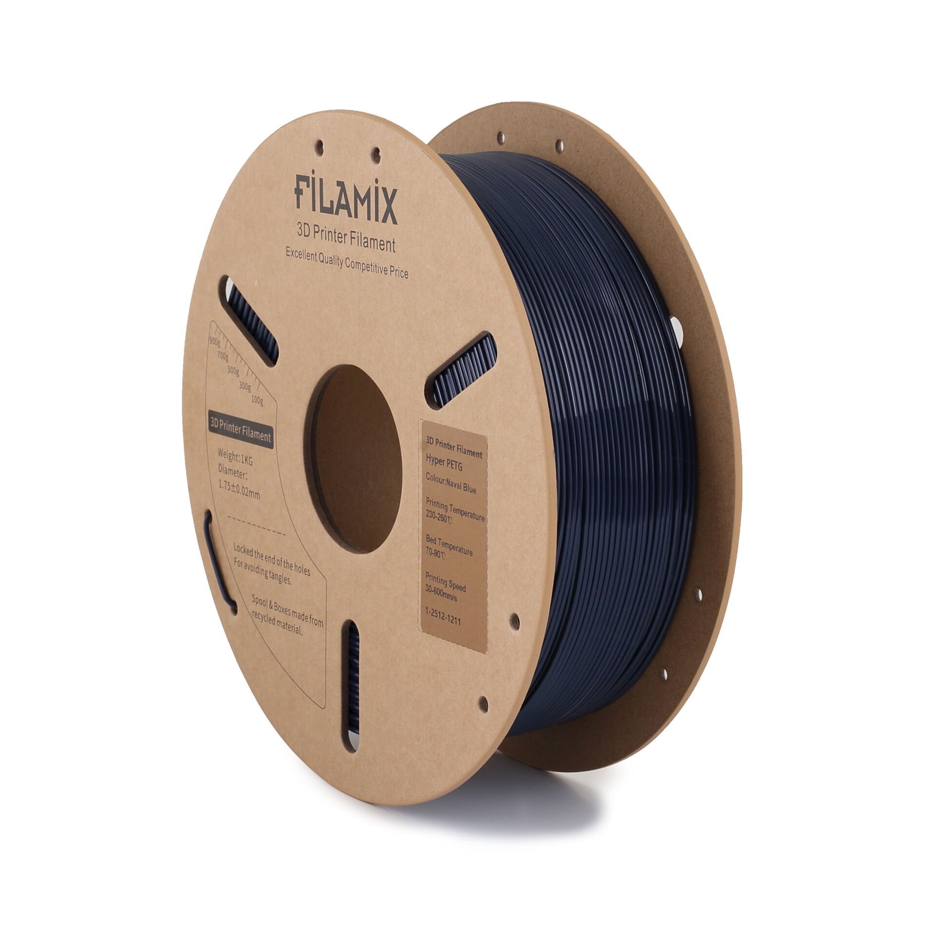 Filamix Hyper PETG Filament Lacivert (Naval Blue)