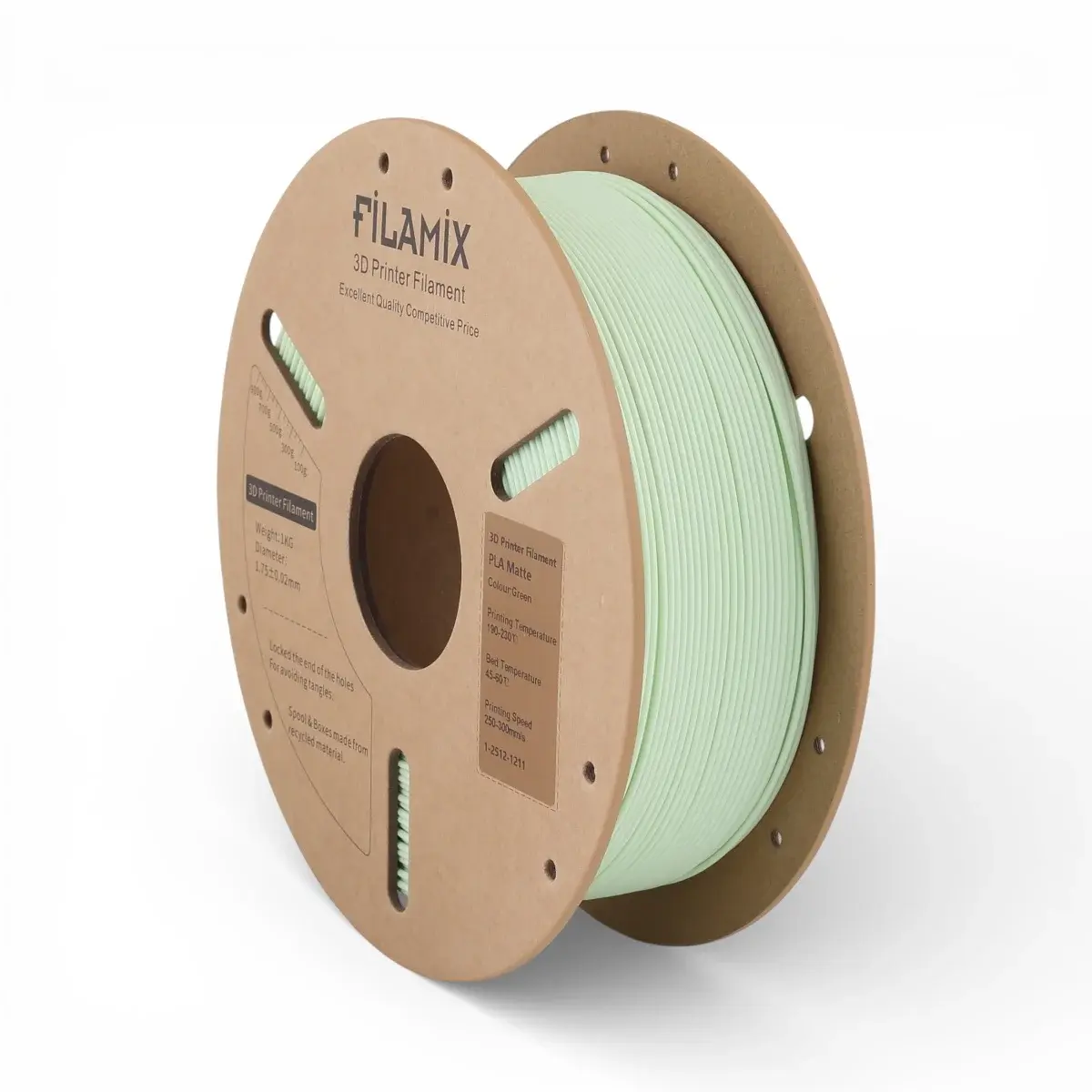 Filamix Mat PLA Filament Yeşil