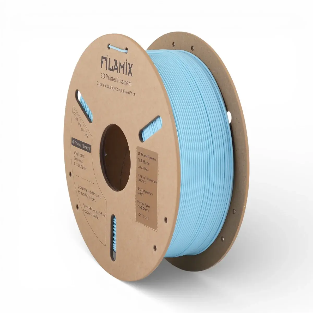 Filamix Mat PLA Filament Mavi