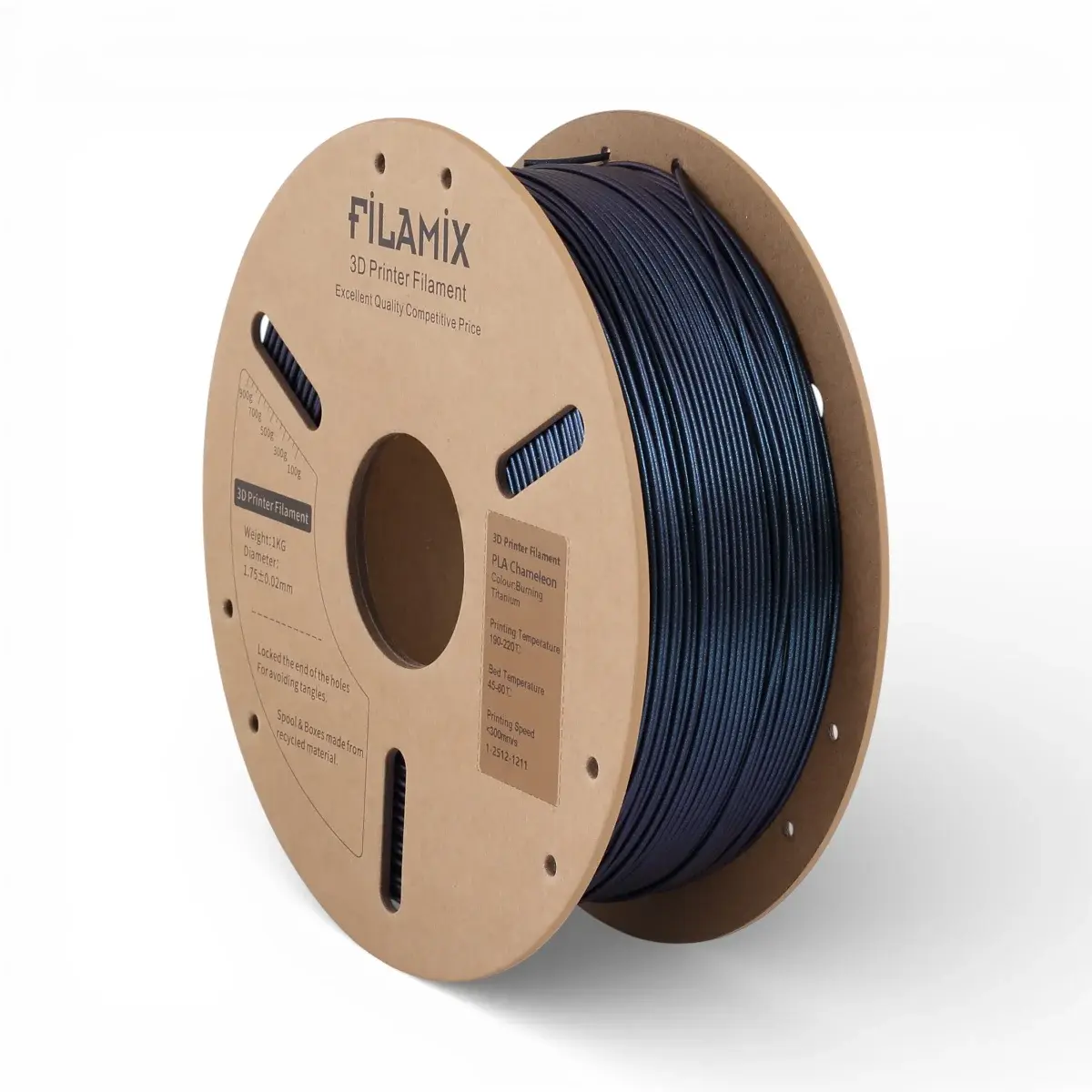 Filamix Chameleon PLA Filament Burning Titanium