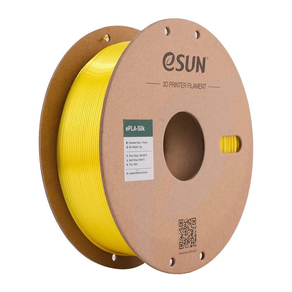 eSUN PLA Silk Filament 1.75 mm 1 Kg - Sarı