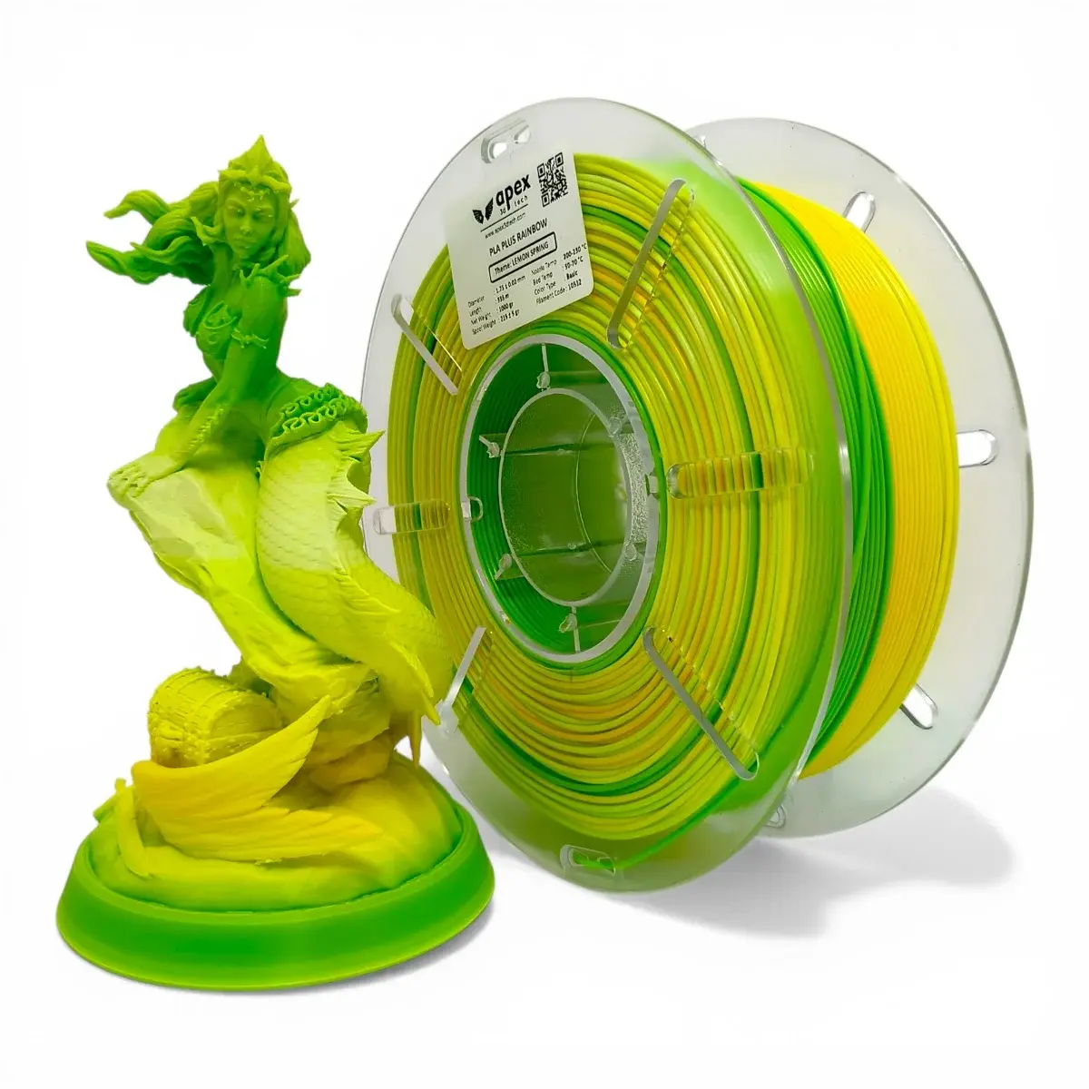 Apex Rainbow PLA+ Filament Limon Baharı