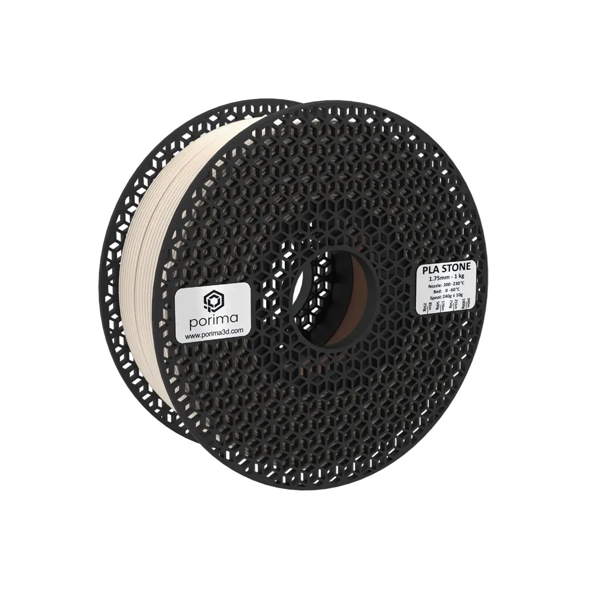 Porima PLA Stone Filament Fildişi