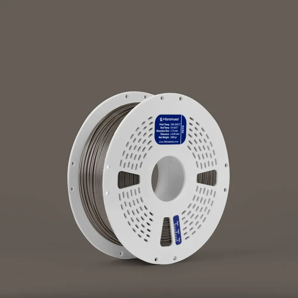 Fibromast PETG Filament Metalik Gri