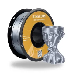 Kingroon Silk PLA 1.75 mm 1 Kg - Gümüş