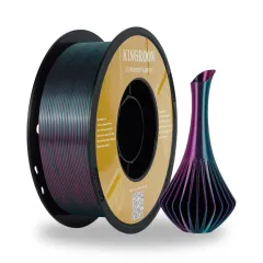 Kingroon Çift Renkli Silk PLA Filament 1.75 mm 1 Kg - Kırmızı-Yeşil