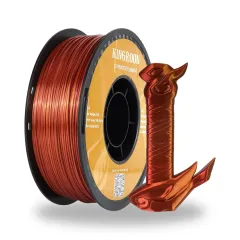Kingroon Çift Renkli Silk PLA Filament 1.75 mm 1 Kg - Altın-Bakır