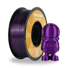 Kingroon Çift Renkli Silk PLA Filament 1.75 mm 1 Kg - Siyah-Gül Kırmızı