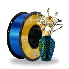 Kingroon Üç Renkli Silk PLA Filament 1.75 mm 1 Kg - Sarı-Mavi-Yeşil