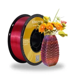 Kingroon Üç Renkli Silk PLA Filament 1.75 mm 1 Kg - Kırmızı-Altın-Mavi
