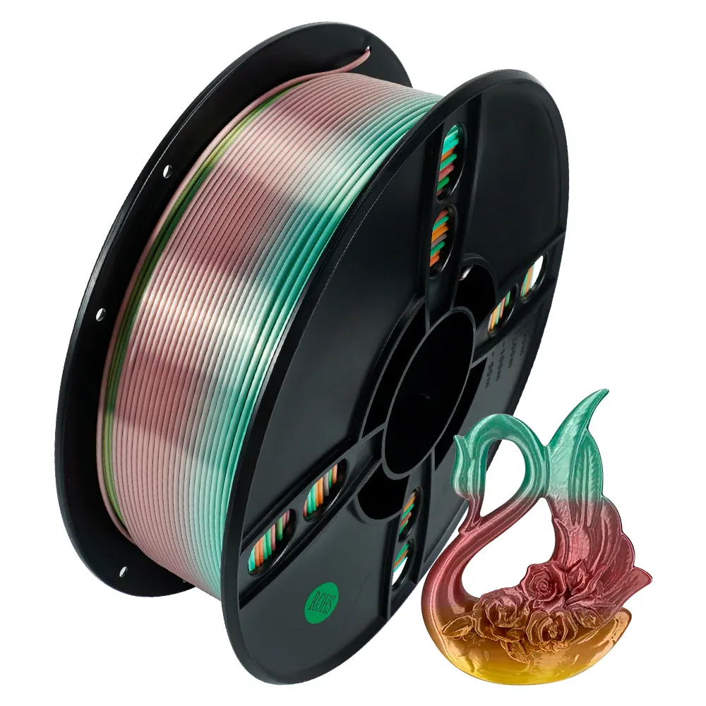 Kingroon Silk PLA Rainbow 1.75 mm 1 Kg - Macaron