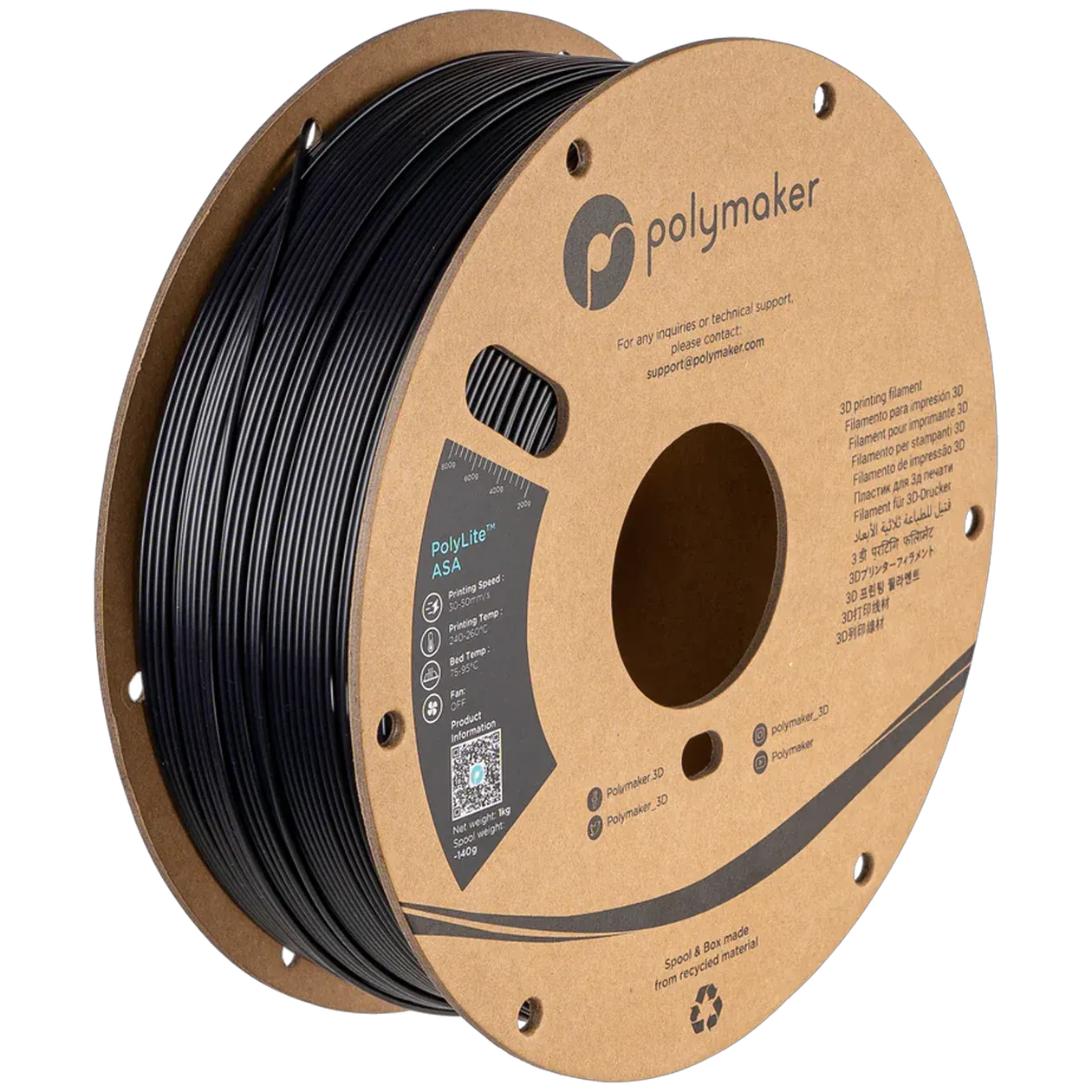 PolyLite ASA Black (Siyah)