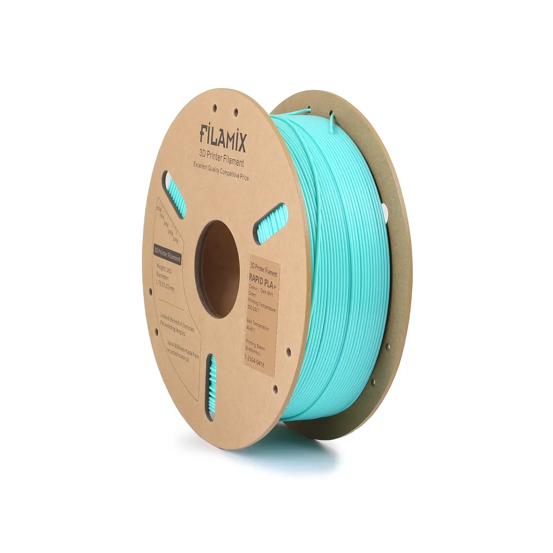 Filamix Hyper PLA+ Filament 1.75 mm 1 Kg - Koyu Mint Yeşil
